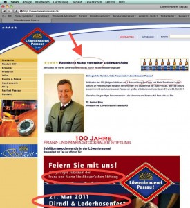 auf der Website der loewenbrauerei.de Passau gefunden am 20.5.2011, 15.06 Uhr